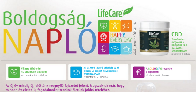 Lifecare boldogság napló január 4-től február 16-ig